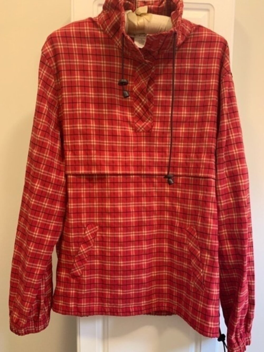 Vtg Norton Studio Pullover Quarter Zip unlined jacket